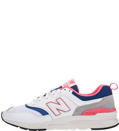 Белые кроссовки с яркой отделкой 997H New Balance