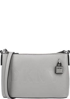 Сумка из зерненой кожи через плечо Dkny