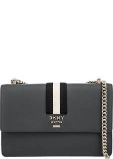 Кожаная сумка с двумя отделами Dkny