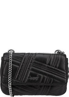 Маленькая стеганая сумка из натуральной кожи Dkny
