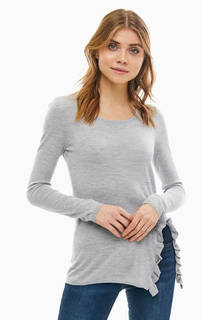 Тонкий шерстяной джемпер с разрезом Patrizia Pepe