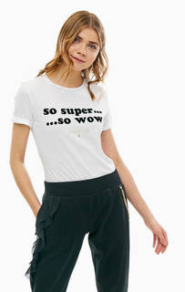 Футболка белого цвета с принтом Patrizia Pepe