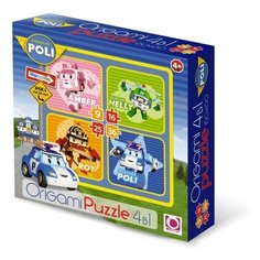 Набор пазлов Origami Robocar