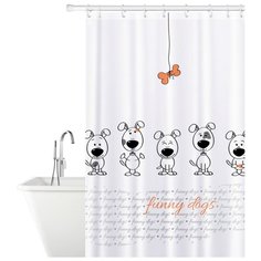 Штора Tatkraft Funny Dogs 180x180