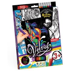 Danko Toys Бархатная раскраска