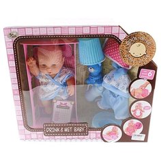 Пупс Shantou Gepai с кроваткой