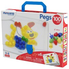Miniland Мозаика Pegs 20 мм 100