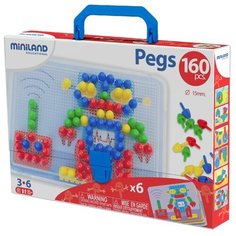 Miniland Мозаика Pegs 15 мм 160