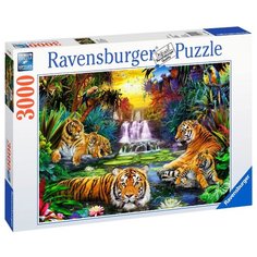 Пазл Ravensburger Тигры у воды