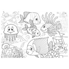 Фолиант Раскраска Подводный мир Foliant