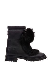 Полусапоги Glacie с меховой отделкой Jimmy Choo