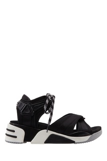 Черные текстильные сандалии Marc Jacobs