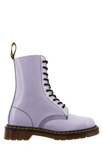 Белые ботинки на шнуровке Marc Jacobs x Dr.Martens