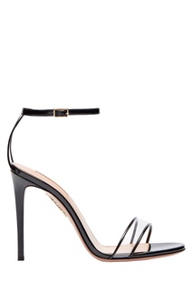 Черные босоножки Minimalist Sandal 105 Aquazzura