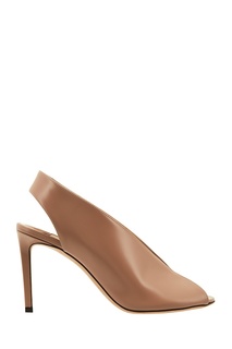 Пудровые босоножки Shar из кожи Jimmy Choo