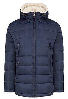 Мужская куртка с отделкой искусственным мехом Urban Fashion for men