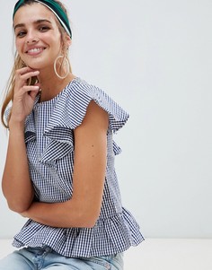 Топ в тонкую полоску Brave Soul - Темно-синий