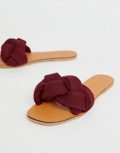 Плетеные сандалии ASOS DESIGN Farlow - Красный