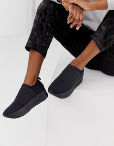 Черные кроссовки на платформе Vagabond - Черный