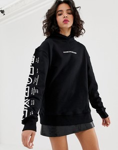 Oversize-худи House of Holland Handle With Care - Черный