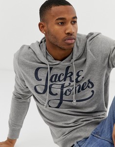 Худи с логотипом Jack & Jones originals - Серый
