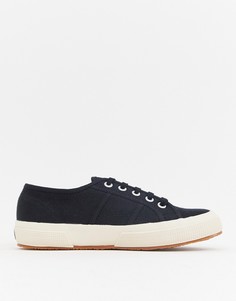 Черные классические парусиновые кроссовки Superga 2750 - Черный
