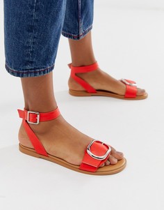 Красные сандалии ASOS DESIGN Flora - Красный
