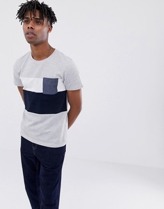 Серая футболка с карманом Tom Tailor - Серый