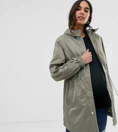 Легкая парка на трикотажной подкладке ASOS DESIGN Maternity - Зеленый