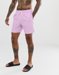 Сиреневые шорты для плавания средней длины ASOS DESIGN - Фиолетовый