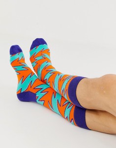 Носки в полоску Happy Socks Rock n Roll - Мульти