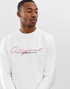 Свитшот с принтом brooklyn ASOS DESIGN - Белый