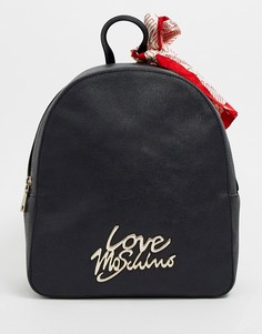 Рюкзак с логотипом Love Moschino - Черный