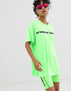 Oversize-футболка с логотипом Criminal Damage - Зеленый