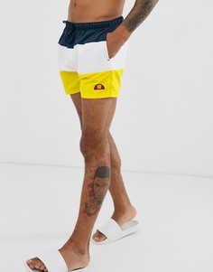 Желтые шорты колор блок ellesse Cielo - Желтый