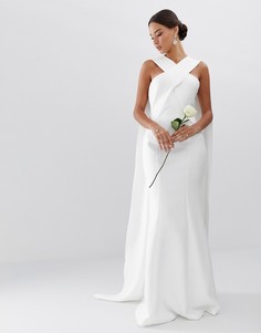 Свадебное платье с накидкой ASOS EDITION - Белый