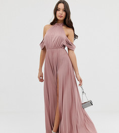 Платье-халтер макси ASOS DESIGN - Розовый