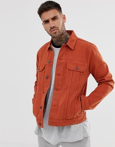 Оранжевая джинсовая куртка в стиле вестерн ASOS DESIGN - Оранжевый