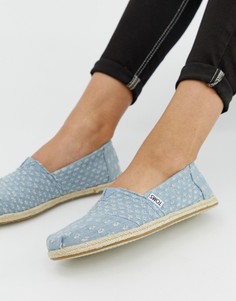 Джинсовые эспадрильи TOMS - Синий