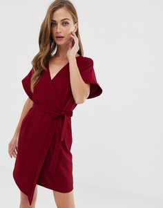 Платье мини с запахом ASOS DESIGN - Красный