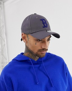 Темно-серая кепка New Era 39Thirty Boston Red Sox - Серый