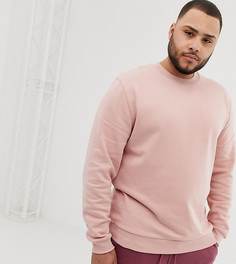 ASOS DESIGN Plus sweatshirt in pink - Розовый