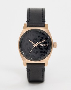 Часы с кожаным ремешком Nixon Time Teller 31 мм - Черный