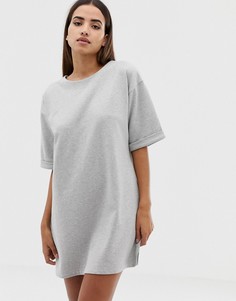 Мягкое oversize-платье мини для дома ASOS DESIGN - Серый