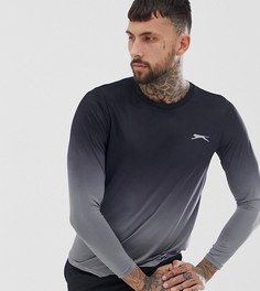 Черная футболка Slazenger Vic sports - Черный