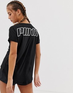 Черная сетчатая футболка Puma Training - Черный