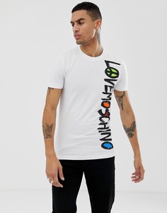 Футболка с принтом Love Moschino - Белый