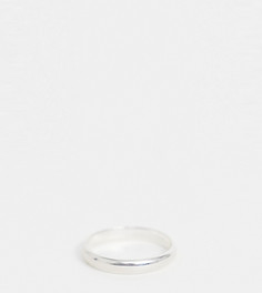 Серебряное широкое кольцо ASOS DESIGN Curve - Серебряный