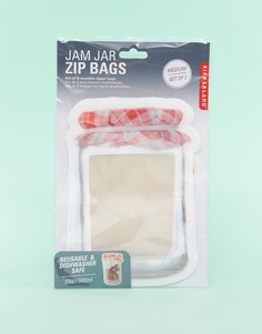 3 многоразовые контейнеры плотностью 3 унции Kikkerland - Желтый