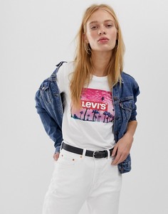 Футболка с фотопринтом пальм Levis - Розовый Levis®